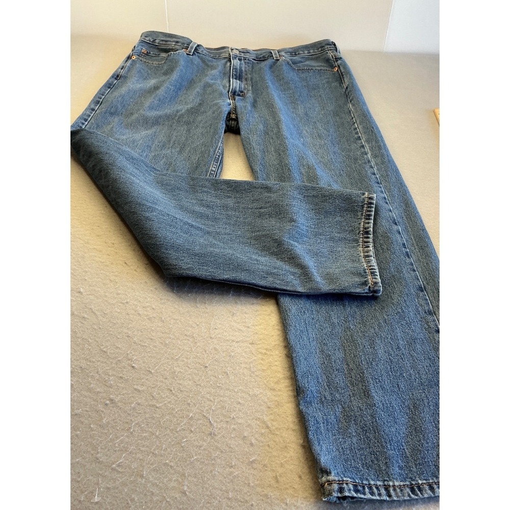 Levi's 550 Relaxed Fit Jeans Blue Denim Mens W44 L34 Classic Casual 01550-4891